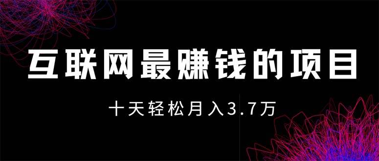 （12396期）互联网最赚钱的项目没有之一，轻松月入7万+，团队最新项目-云商网创