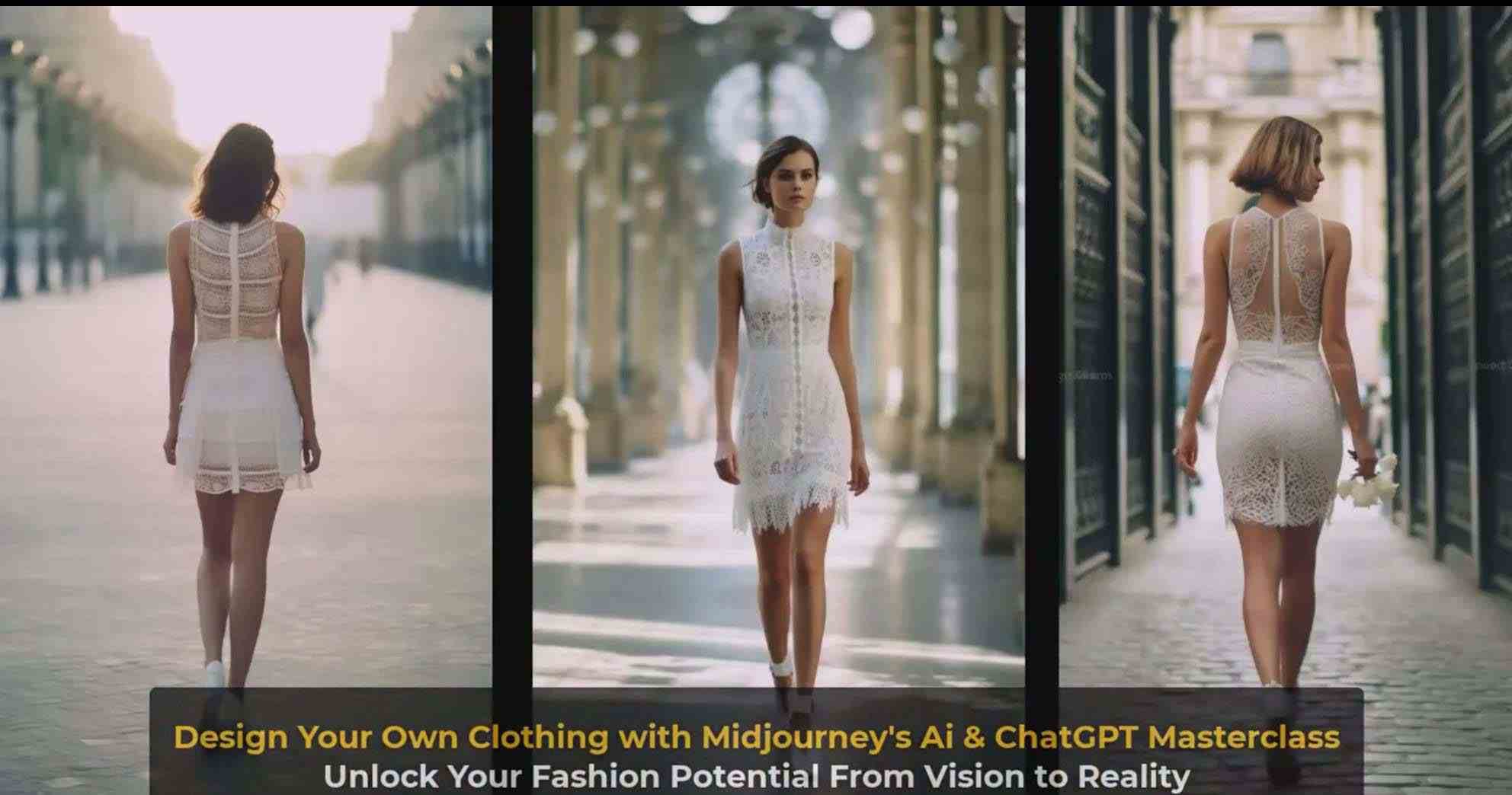 图片[4]-利用 Midjourneys Ai 人工智能设计自己的服装AI大师班-10节课-中英字幕-云商网创