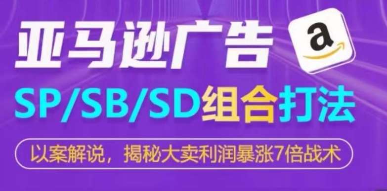 亚马逊SP/SB/SD广告组合打法，揭秘大卖利润暴涨7倍战术-云商网创