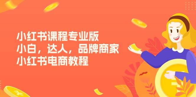 （11022期）小红书课程专业版，小白，达人，品牌商家，小红书电商教程（15节）-云商网创