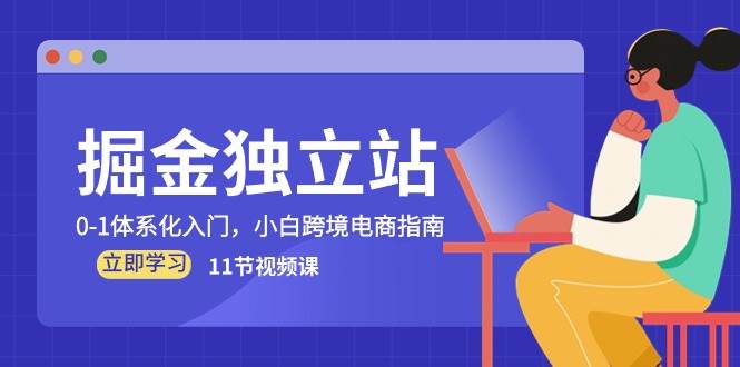 （10536期）掘金 独立站，0-1体系化入门，小白跨境电商指南（11节视频课）-云商网创