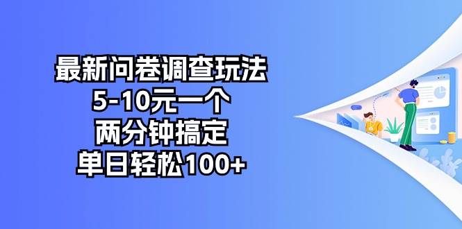 （10606期）最新问卷调查玩法，5-10元一个，两分钟搞定，单日轻松100+-云商网创
