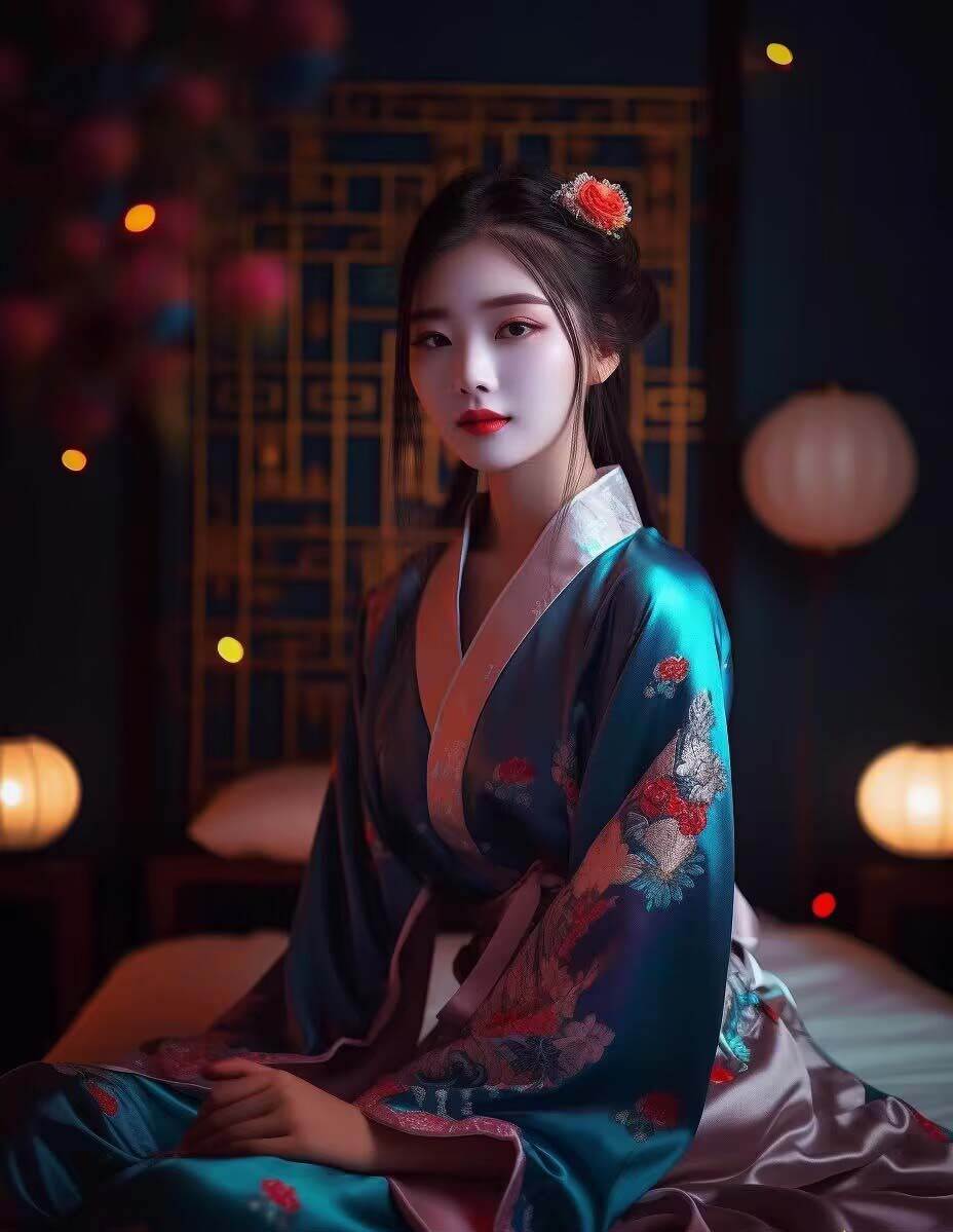 图片[6]-Midjourney关键词-AI生成中国风古装汉服美女人像提示关键词-云商网创