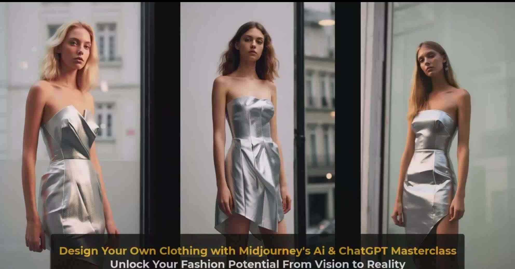 图片[10]-利用 Midjourneys Ai 人工智能设计自己的服装AI大师班-10节课-中英字幕-云商网创