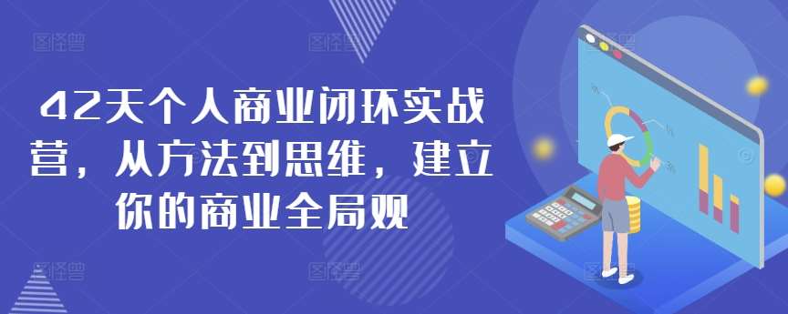 42天个人商业闭环实战营，从方法到思维，建立你的商业全局观-云商网创