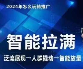 七层老徐·2024引力魔方人群智能拉满+无界推广高阶，自创全店动销玩法（更新6月）-云商网创