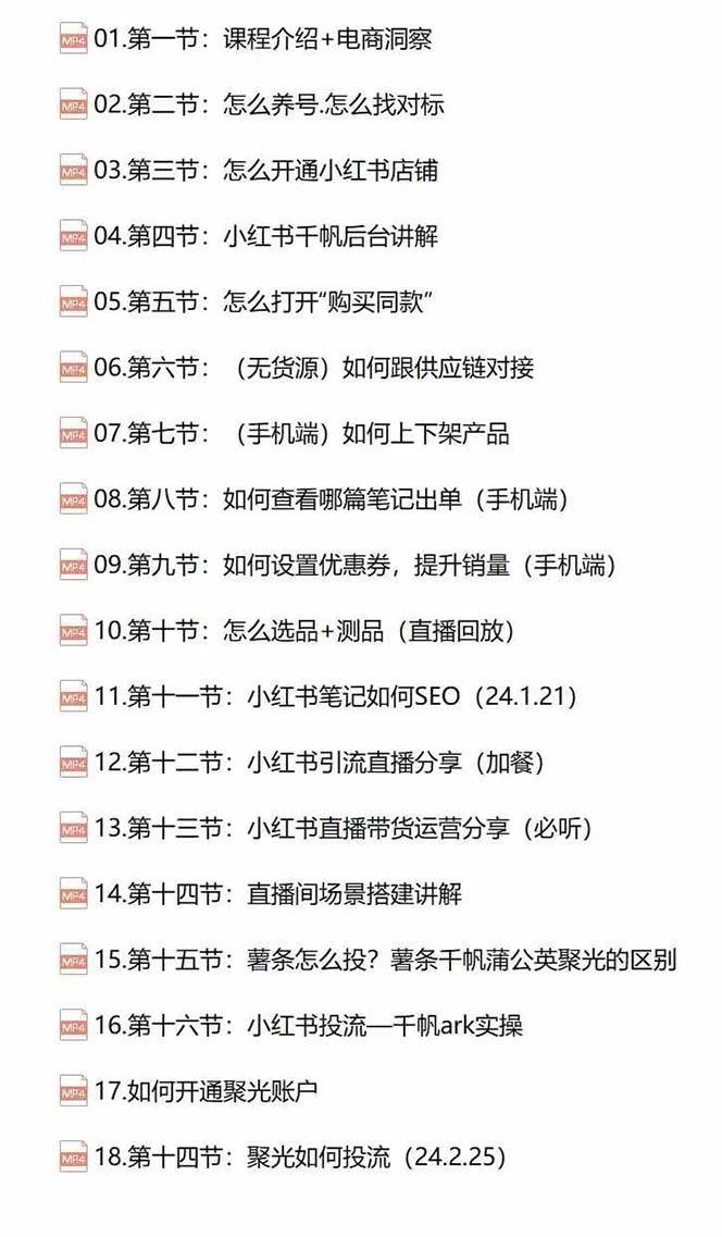 图片[2]-小红书快速赚钱电商特训营：用简单方式通过小红书快速变现！（55节）-云商网创