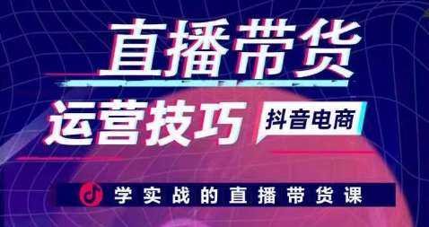 直播带货运营技巧，学实战的直播带货课-云商网创