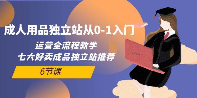 （10082期）成人用品独立站从0-1入门，运营全流程教学，七大好卖成品独立站推荐-6节课-云商网创