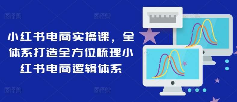 小红书电商实操课，全体系打造全方位梳理小红书电商逻辑体系-云商网创