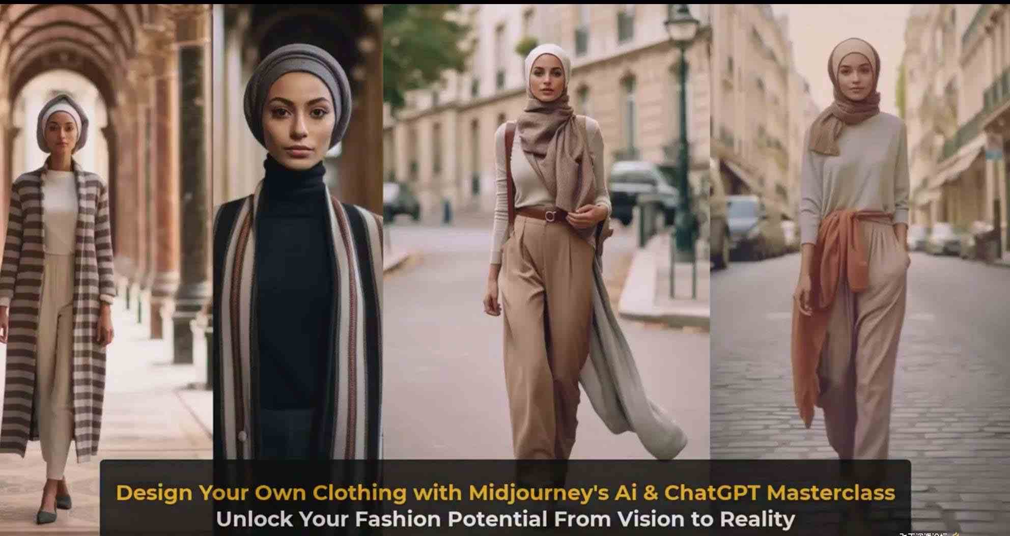 图片[12]-利用 Midjourneys Ai 人工智能设计自己的服装AI大师班-10节课-中英字幕-云商网创