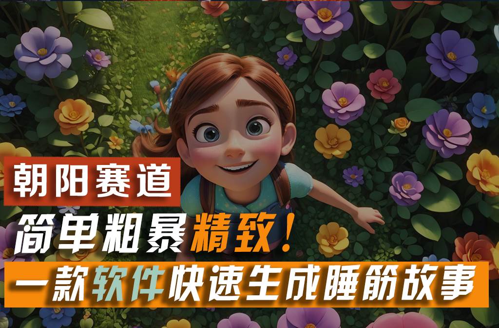（11405期）利用一款软件5分钟一条爆款睡筋故事，简单粗暴精致！小白月入2w+-云商网创