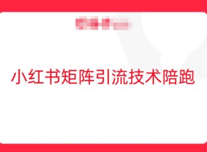 小红书矩阵引流技术，教大家玩转小红书流量-云商网创