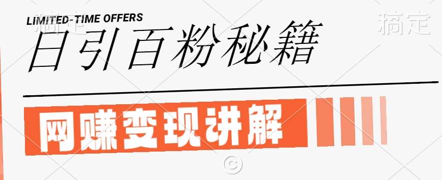 最新闲鱼引流创业粉，日引100+，网创项目虚变现讲解【揭秘】-云商网创