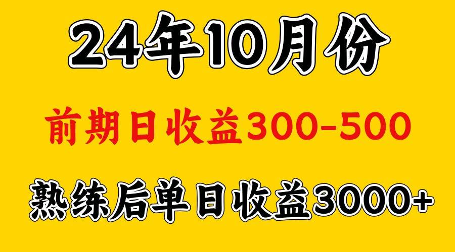 高手是怎么赚钱的.前期日收益500+熟练后日收益3000左右-云商网创