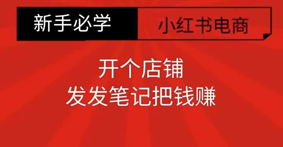 小红书零食共创【新手易上手】开个店铺，发发笔记把钱赚-云商网创