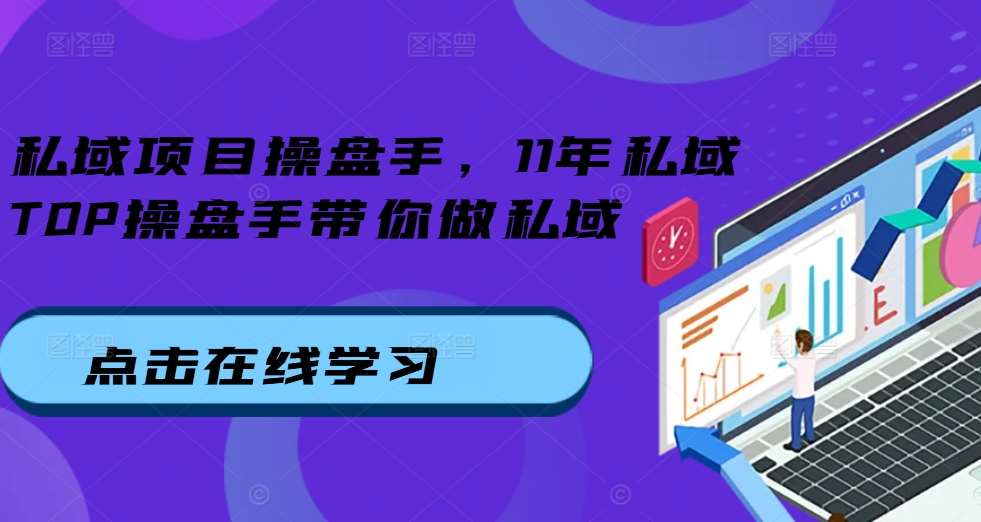 私域项目操盘手，11年私域TOP操盘手带你做私域-云商网创