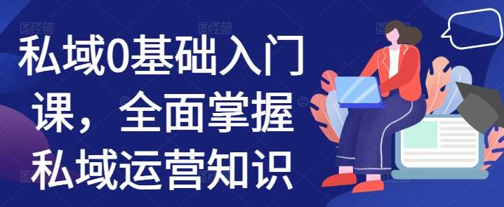 私域0基础入门课，全面掌握私域运营知识-云商网创