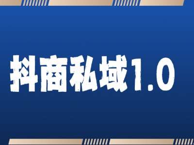 抖商服务私域1.0，抖音引流获客详细教学-云商网创