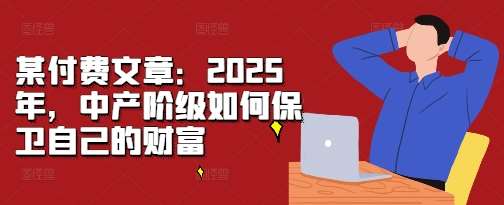 某付费文章：2025年，中产阶级如何保卫自己的财富-云商网创