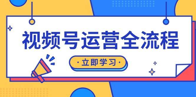 视频号运营全流程：起号方法、直播流程、私域建设及自然流与付费流运营-云商网创