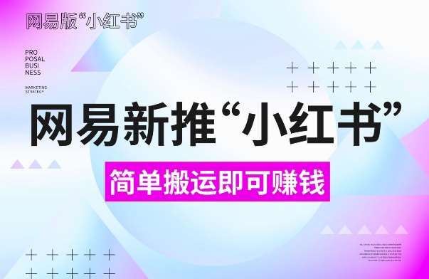 网易官方新推“小红书”，搬运即有收益，新手小白千万别错过(附详细教程)【揭秘】-云商网创
