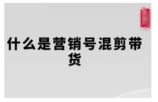 营销号混剪带货，从内容创作到流量变现的全流程，教你用营销号形式做混剪带货-云商网创