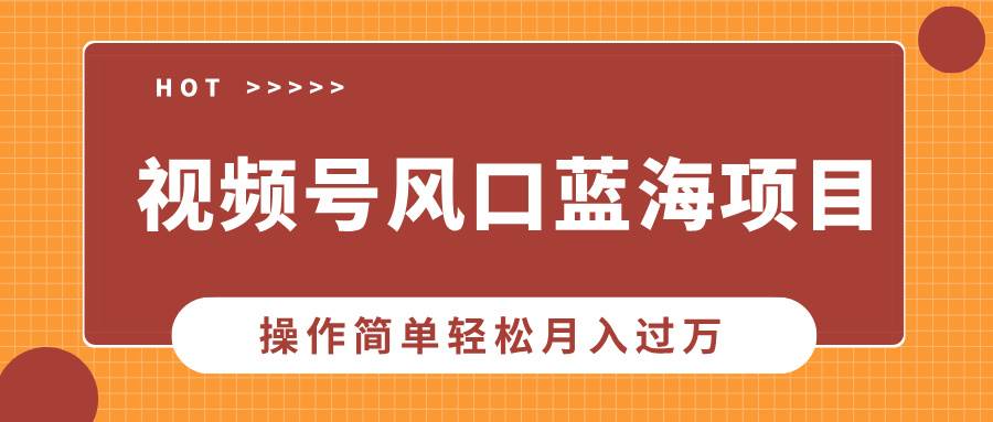 （13945期）视频号风口蓝海项目，中老年人的流量密码，操作简单轻松月入过万-云商网创
