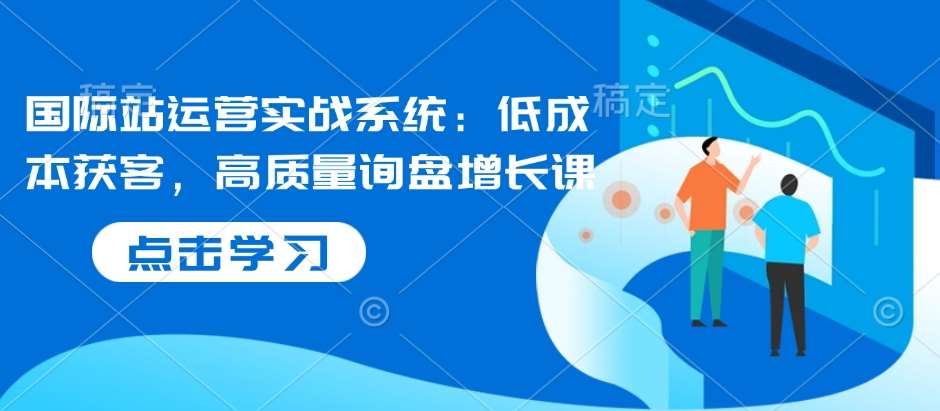国际站运营实战系统：低成本获客，高质量询盘增长课-云商网创