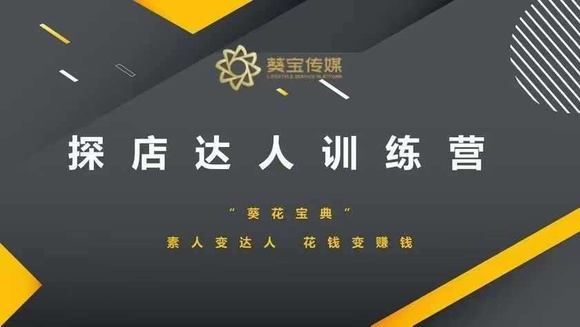 探店达人训练营，素人变达人，花钱变赚钱-云商网创