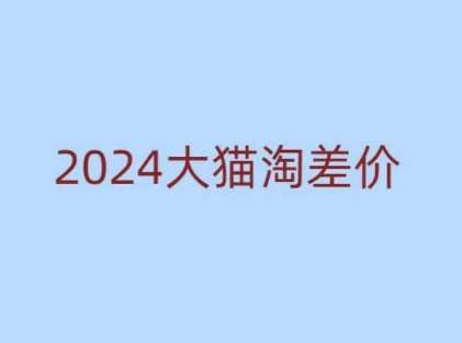 2024版大猫淘差价课程，新手也能学的无货源电商课程-云商网创