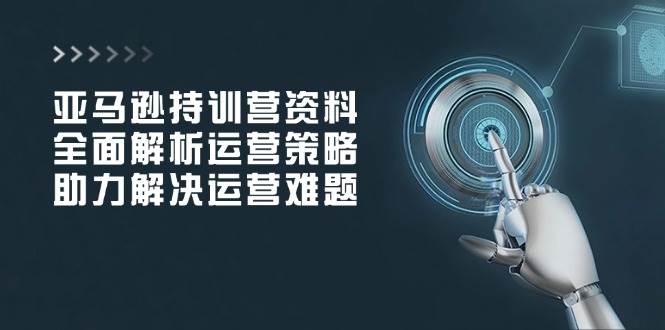 （14033期）亚马逊持训营资料，全面解析运营策略，助力解决运营难题-云商网创