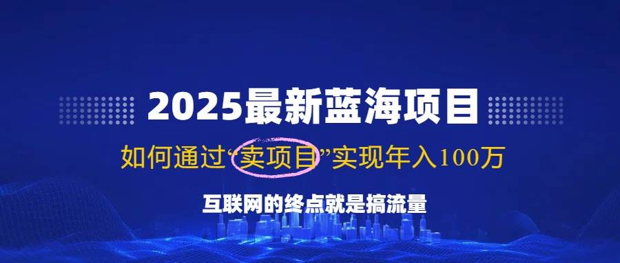 （14305期）2025最新蓝海项目，零门槛轻松复制，月入10万+，新手也能操作！-云商网创