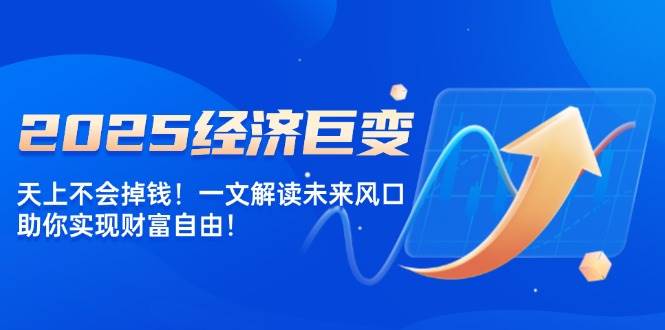 （14115期）2025经济巨变，天上不会掉钱！一文解读未来风口，助你实现财富自由！-云商网创