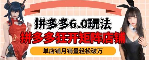 拼多多虚拟商品暴利6.0玩法，轻松实现月入过W-云商网创
