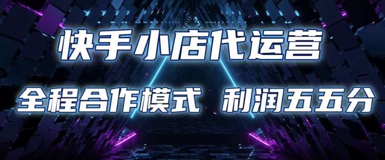 快手小店代运营 限时托管计划 合作模式 利润五五分成【揭秘】-云商网创