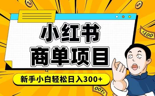 小红书千粉商单，稳定快速变现项目，实现月入6-8k并不是很难-云商网创