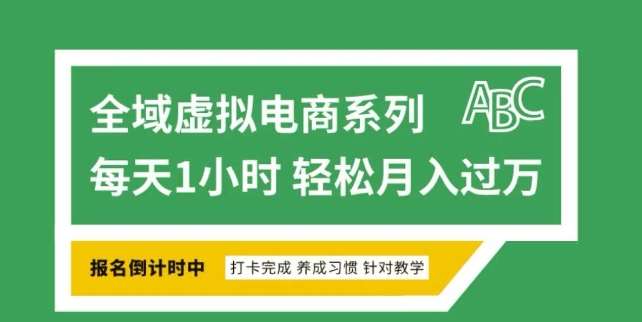 全域虚拟电商变现系列，通过平台出售虚拟电商产品从而获利-云商网创