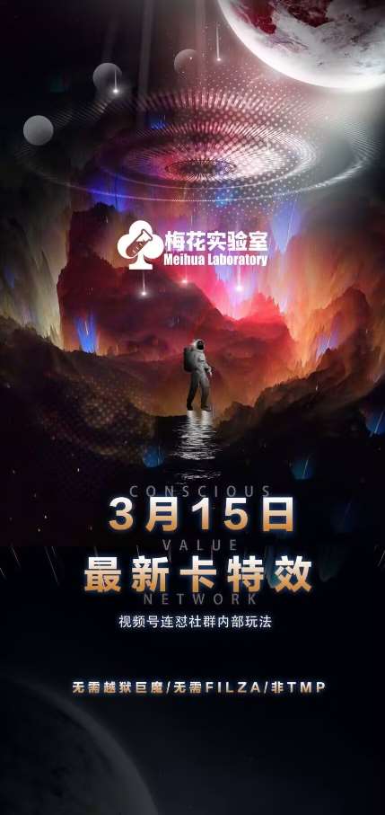 梅花实验室视频号连怼玩法-3月15日最新卡特效技术(无需越狱、巨魔、tmp)-云商网创