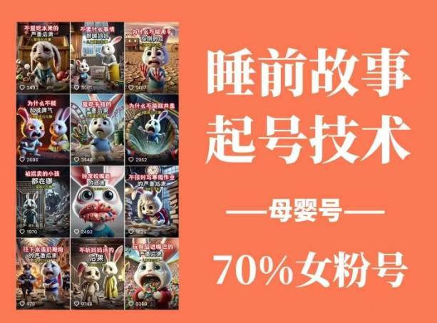 图片[2]-睡前故事动画制作课程，涵盖AI文案、配音、视频剪辑等，实现百分百原创-云商网创