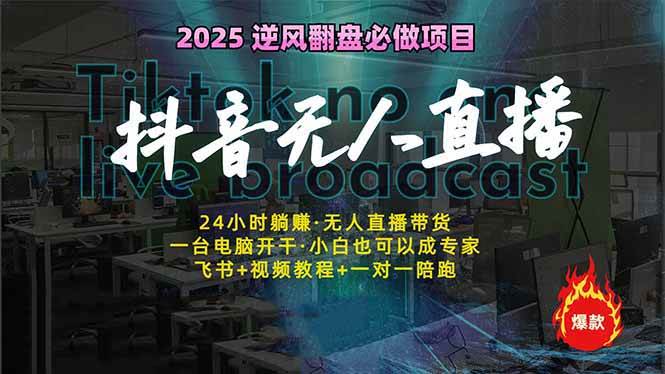 （14539期）抖音无人直播新风口：轻松实现睡后收入，一人管理多设备，24小时不间断…-云商网创
