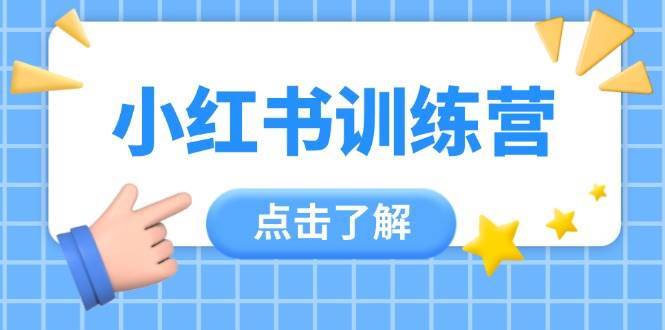 小红书训练营，助小白入门，掌握技巧变达人，课程实操又全面（12节课）-云商网创