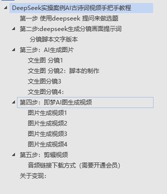 DeepSeek实操案例AI古诗词视频手把手教程分享-不玩虚的-云商网创