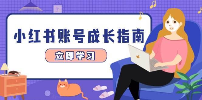 小红书账号成长指南，爆款选题+精准定位+数据分析，系统提升账号变现能力-云商网创