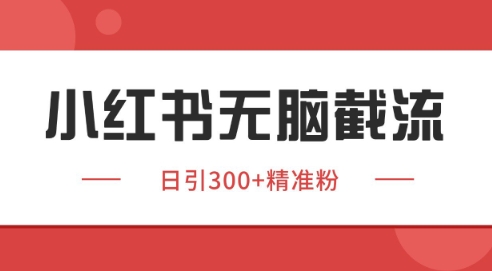 小红书截流同行客源，独家野路子获客玩法 日引200+暴力获客【揭秘】-云商网创
