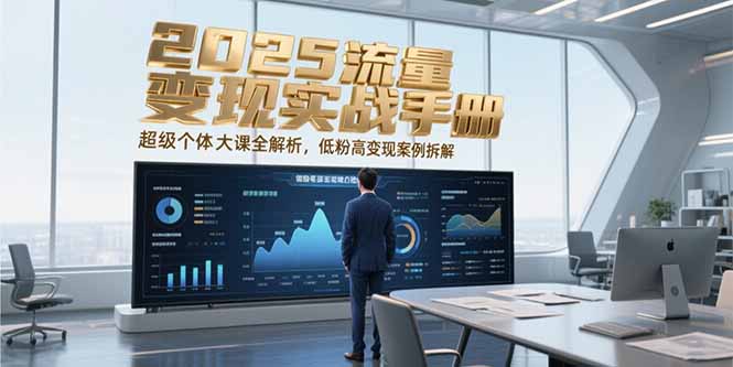 （15188期）2025流量变现实战手册，超级个体大课全解析，低粉高变现案例拆解-云商网创