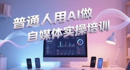 普通一个人用AI做自媒体，助你轻松开启AI自媒体创作之路-云商网创