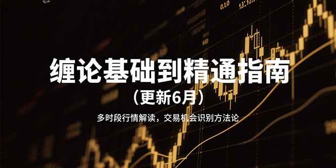 缠论基础到精通指南（更新6月）多时段行情解读，交易机会识别方法论-云商网创