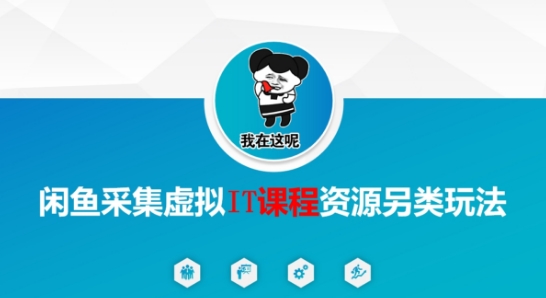 闲鱼采集虚拟IT课程资源另类玩法，干货满满-云商网创
