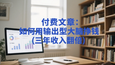 付费文章：如何用输出型大脑挣钱(三年收入翻倍)-云商网创
